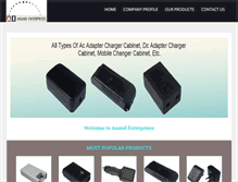 Tablet Screenshot of anandenterprises.in